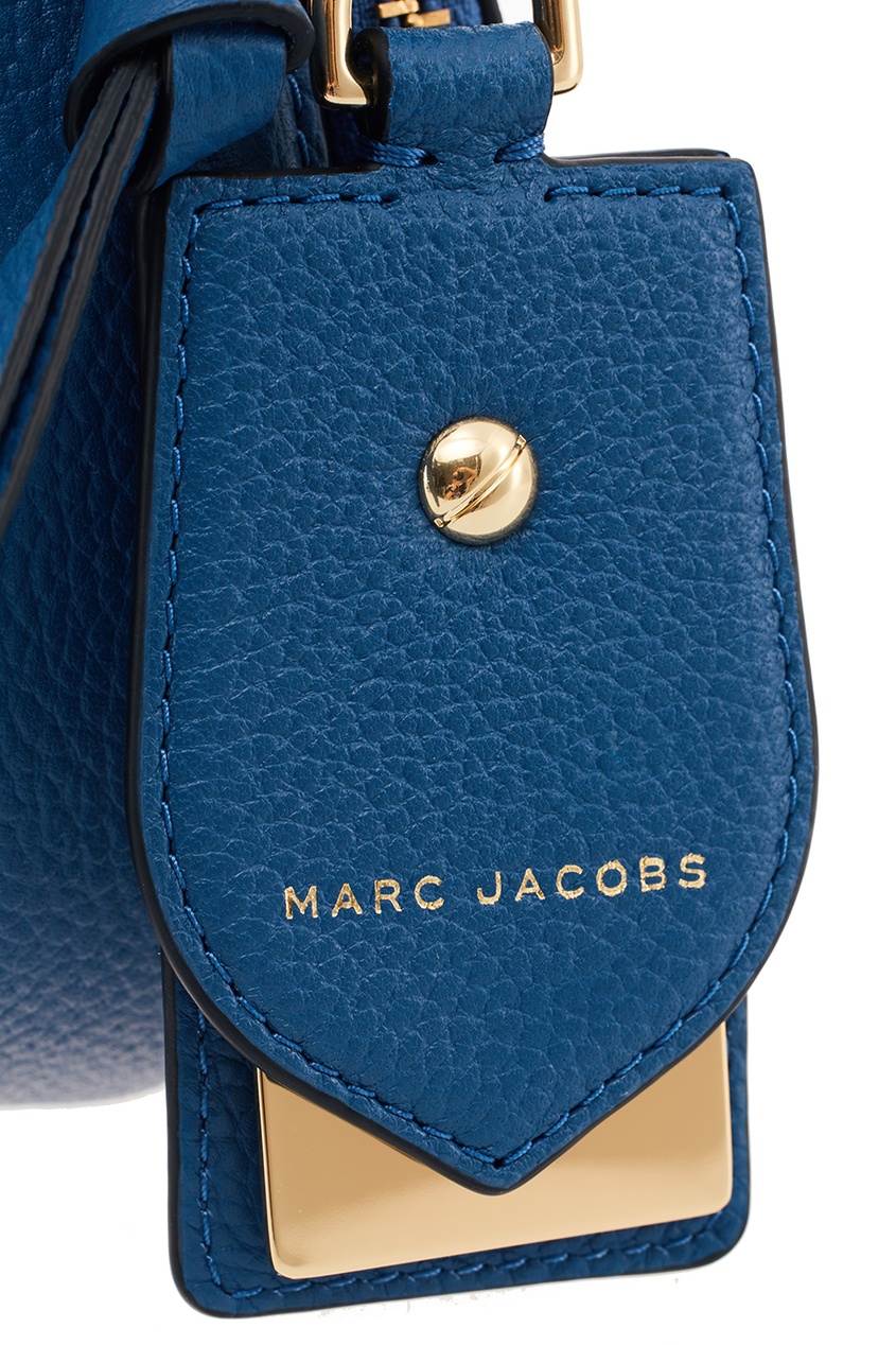 фото Синяя сумка из текстурированной кожи nomad marc jacobs (the)