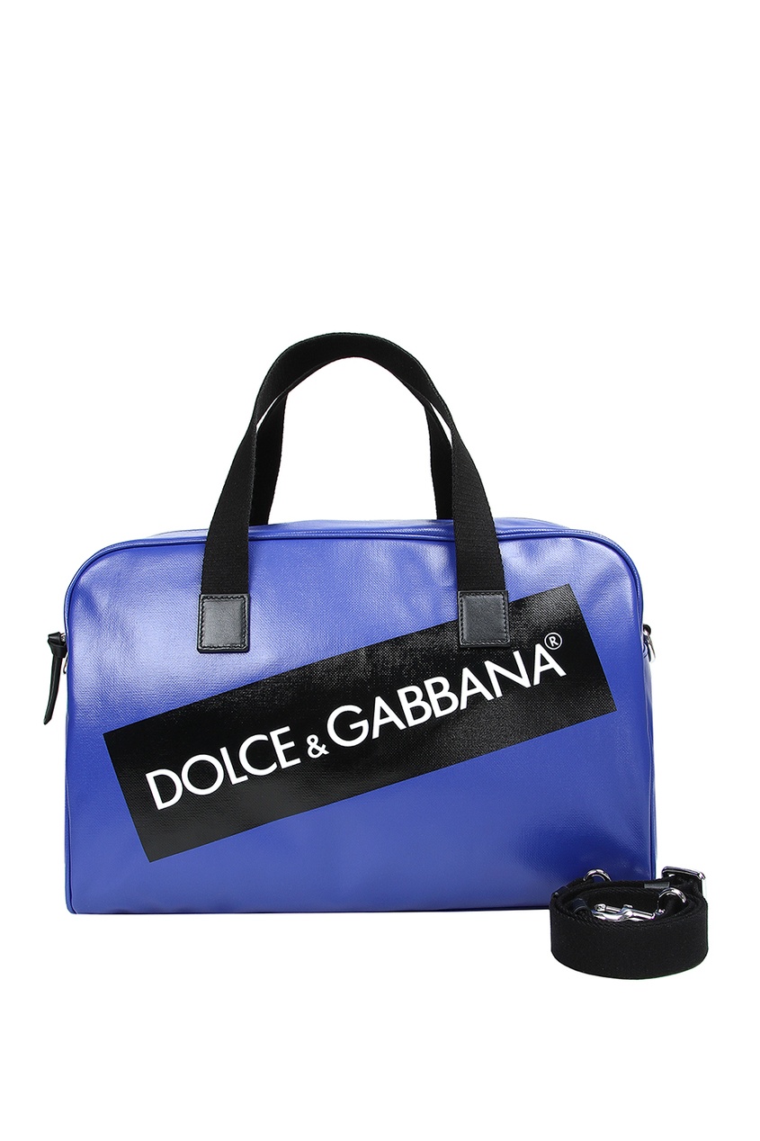 фото Синяя сумка с логотипом Dolce&gabbana children