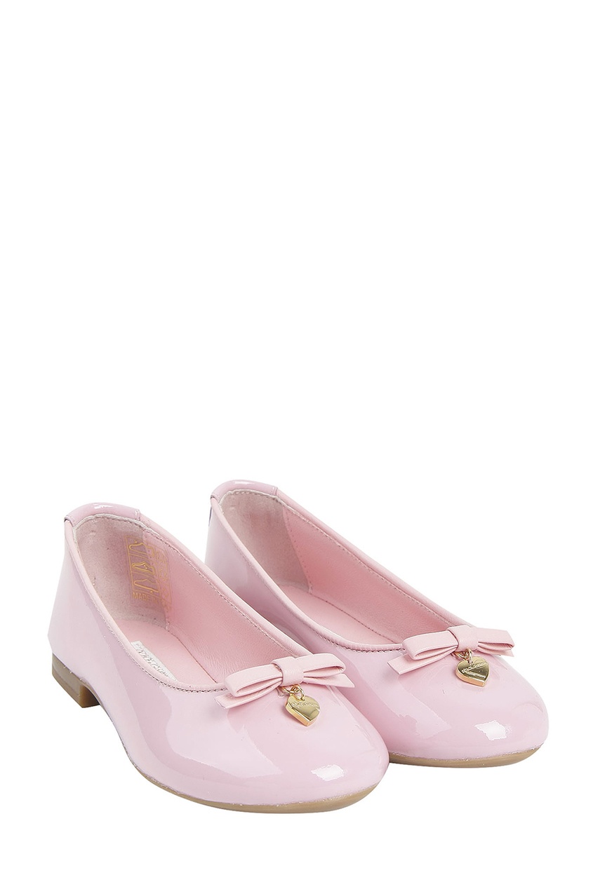 фото Розовые туфли с бантом и подвеской dolce&gabbana