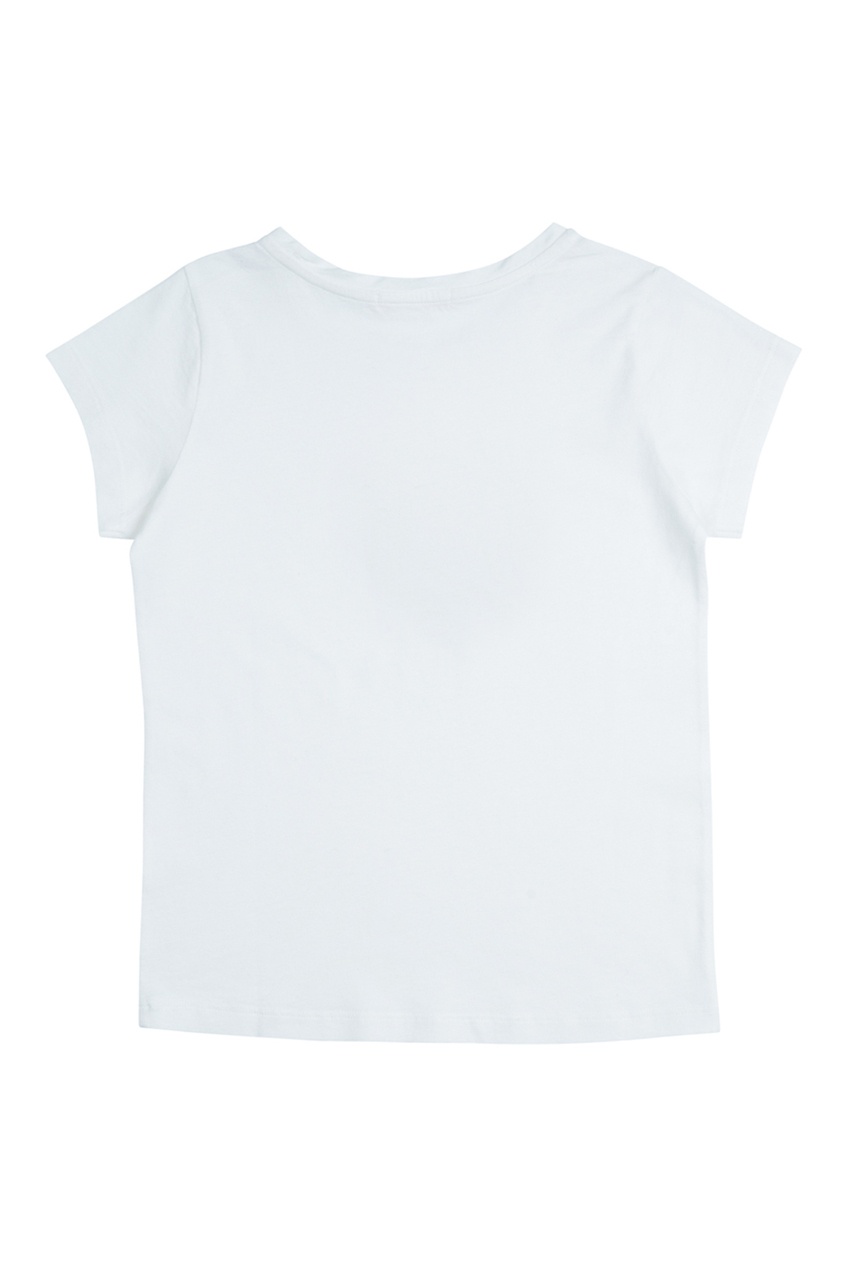 фото Хлопковая белая футболка bonpoint