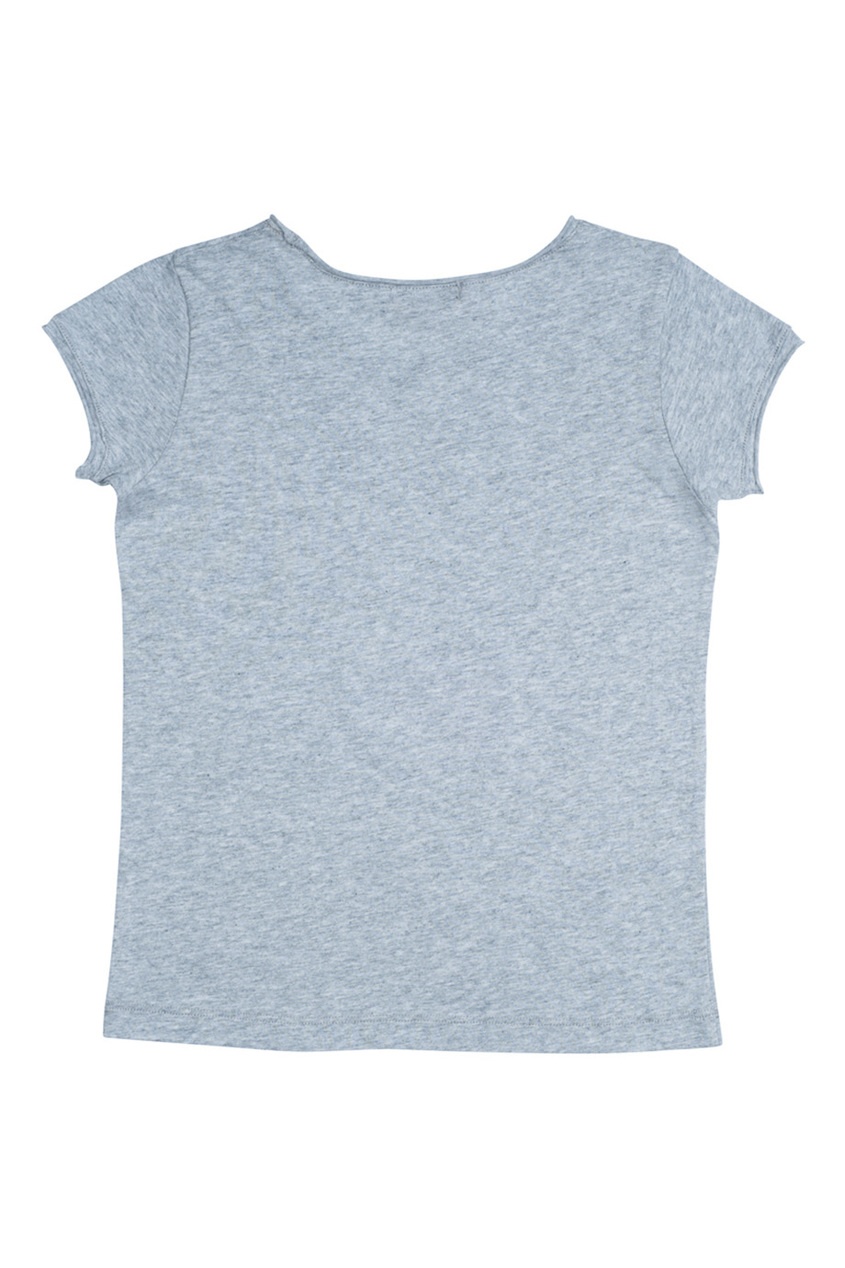 Хлопковая серая футболка