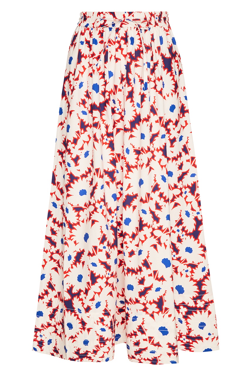 фото Хлопковая юбка-макси с цветами paul & joe sister