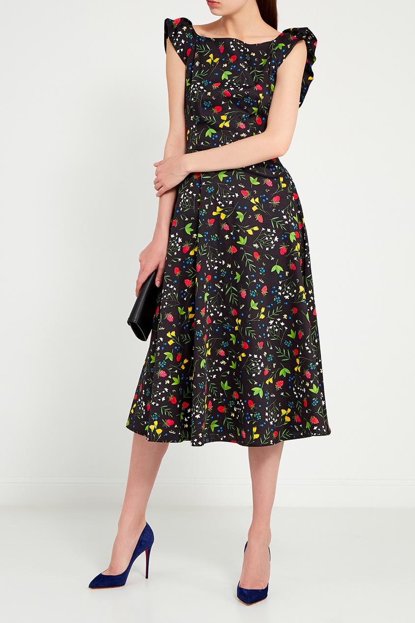 Синие замшевые туфли Pigalle Follies 100