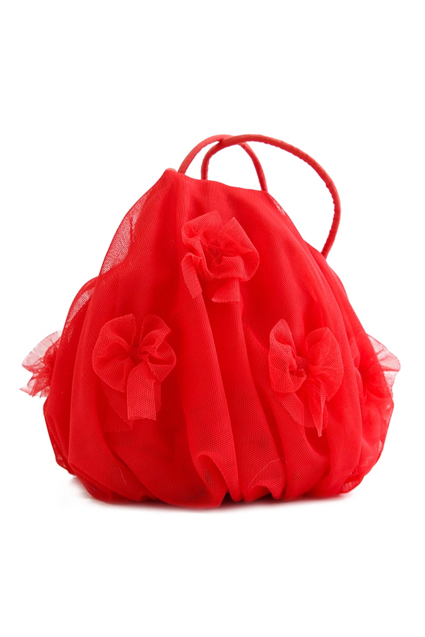 Сумка красная с бантиками