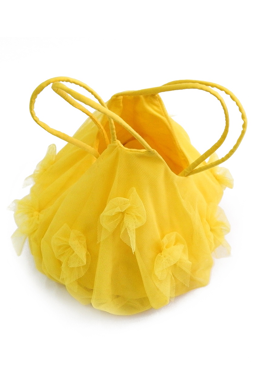 Сумка желтая с бантиками
