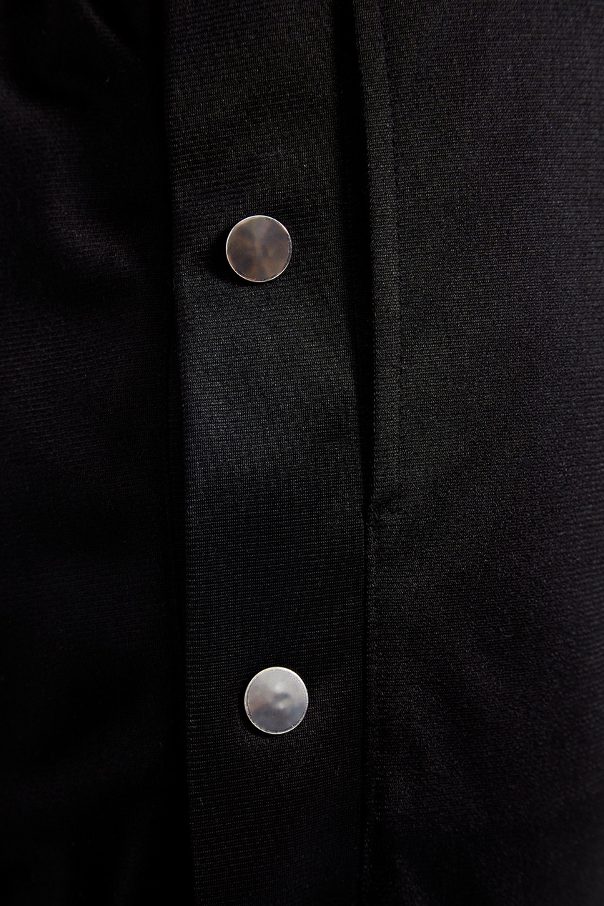 фото Черные брюки с серебристыми кнопками constance. c