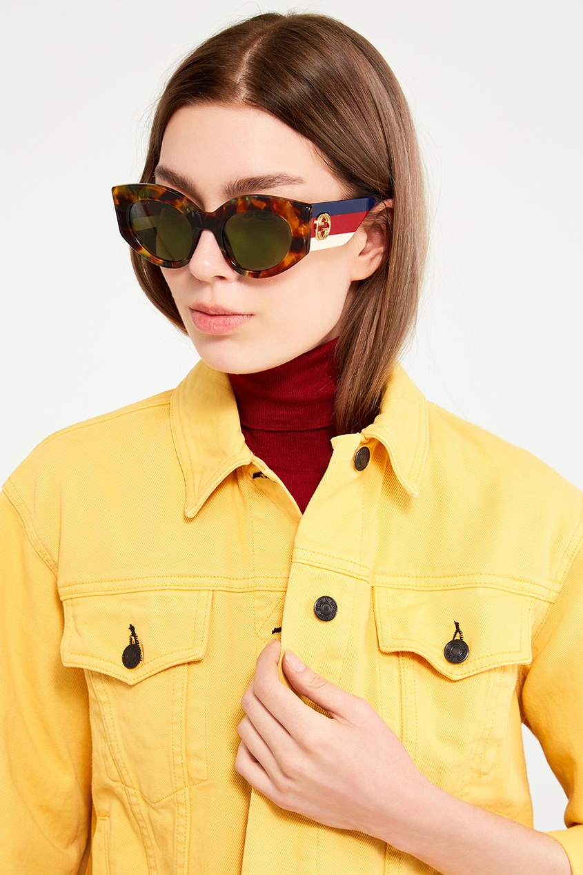 Солнцезащитные очки «кошачий глаз»