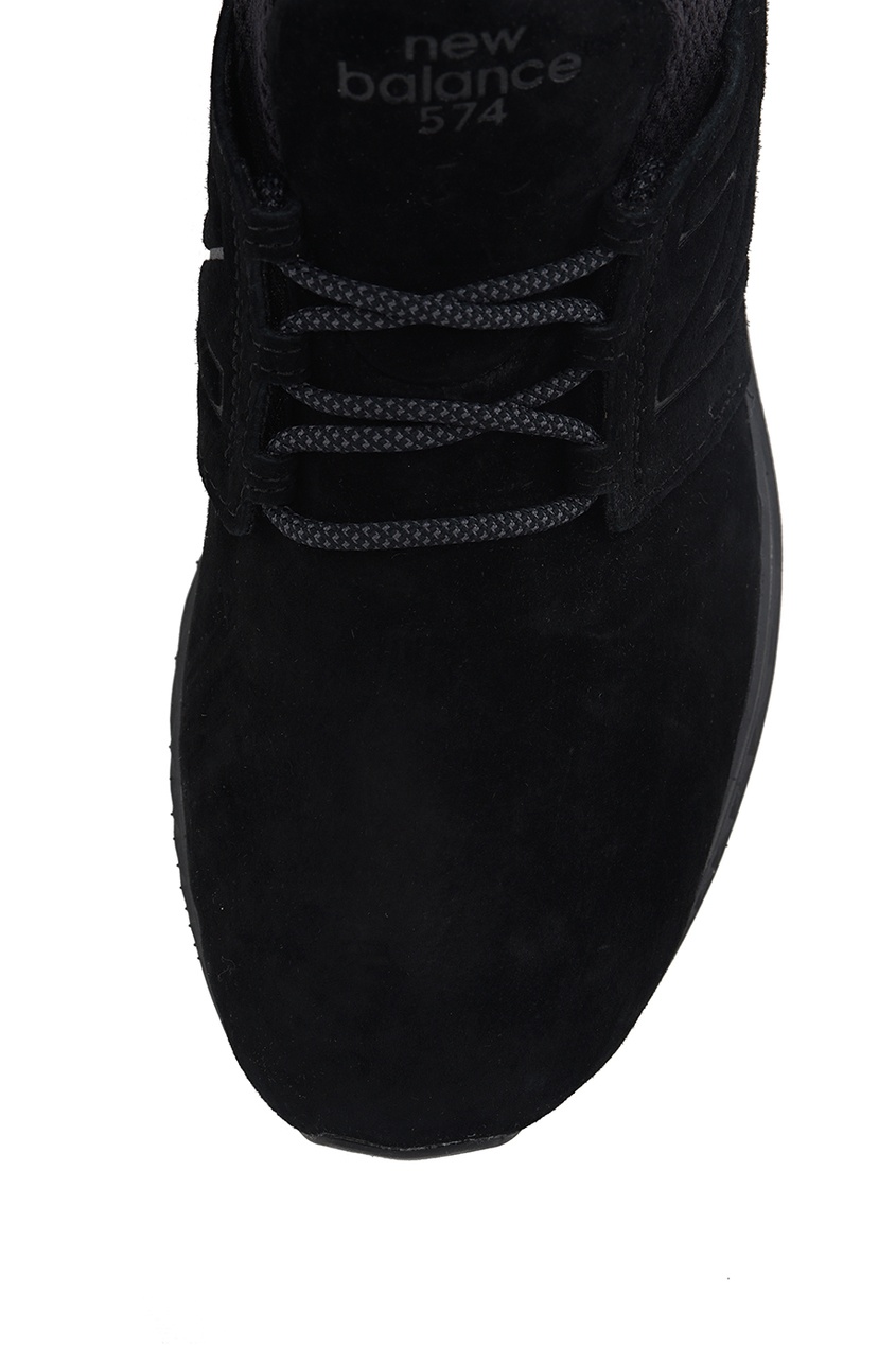Черные замшевые кроссовки 574