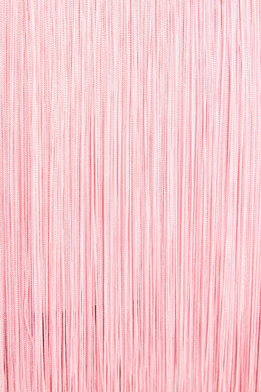 Платье с бахромой "Розовый крокус"