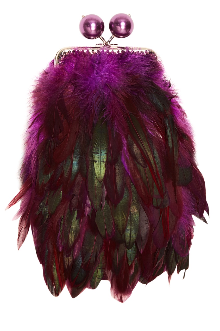 Клатч из перьев BabyViolet