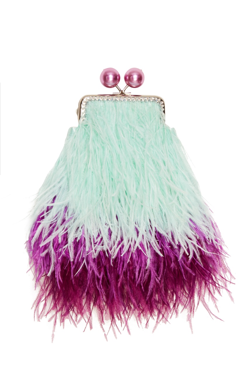 Клатч из перьев марабу BabyVivienne