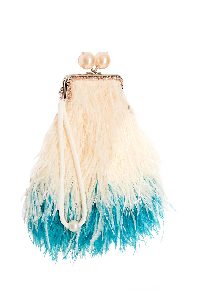 Клатч из перьев марабу BabyScarlett