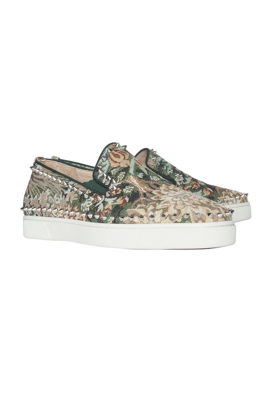 

Хлопковые слиперы Pik Boat Flat Tapisserie/Grosgrain, Multicolor, Хлопковые слиперы Pik Boat Flat Tapisserie/Grosgrain