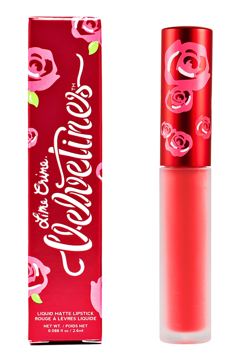 фото Матовая помада VELVETINES SUEDEBERRY 2,6 ml Lime crime