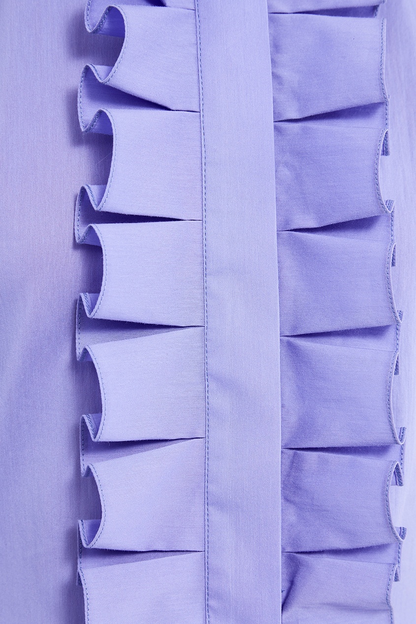 фото Фиолетовое платье с оборками ли-лу