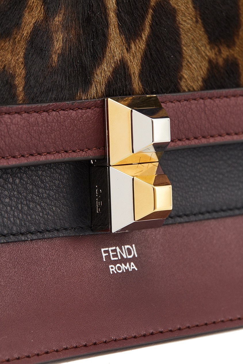 фото Комбинированная сумка kan i fendi