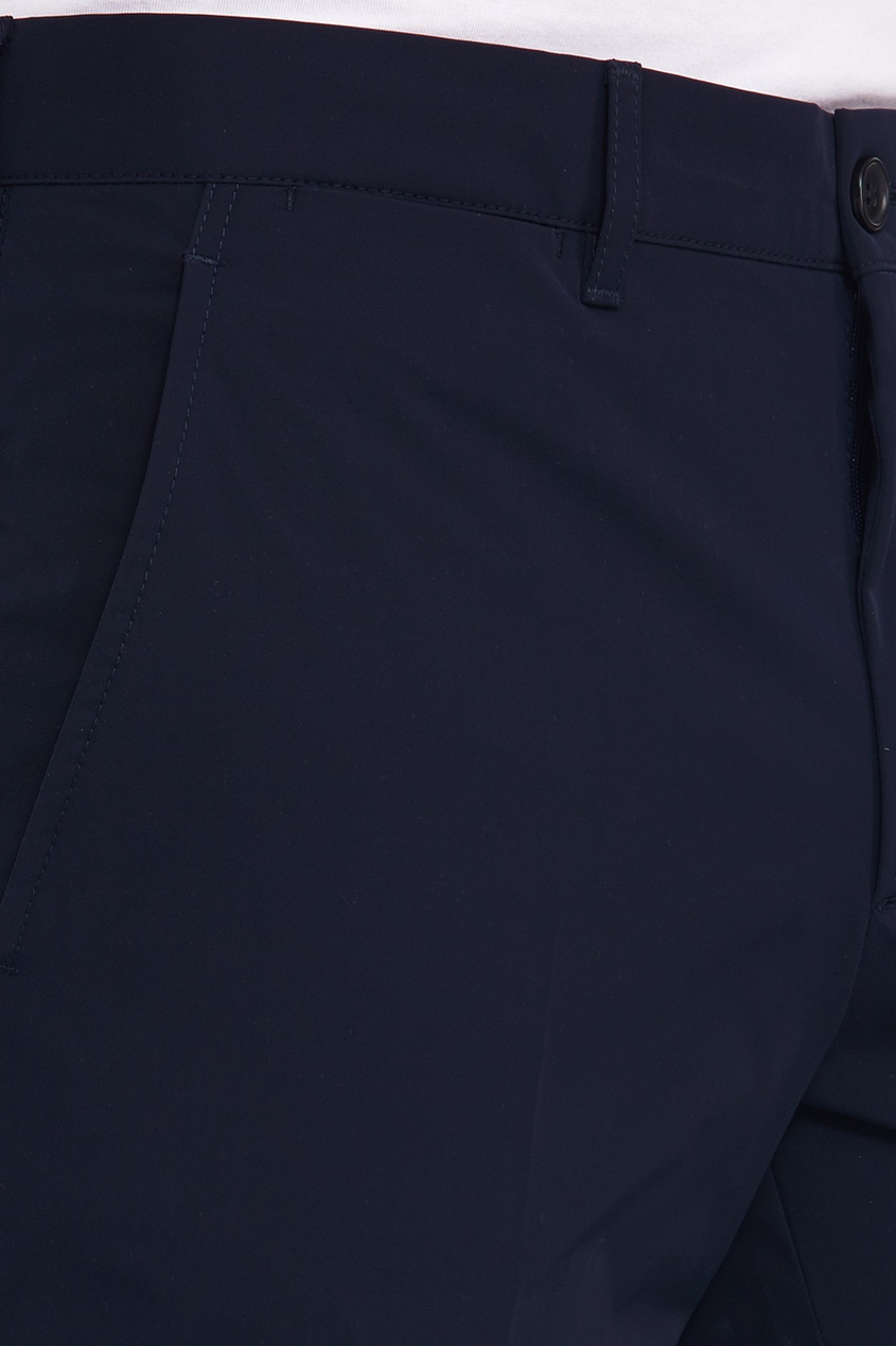 фото Черные брюки с подворотами Prada