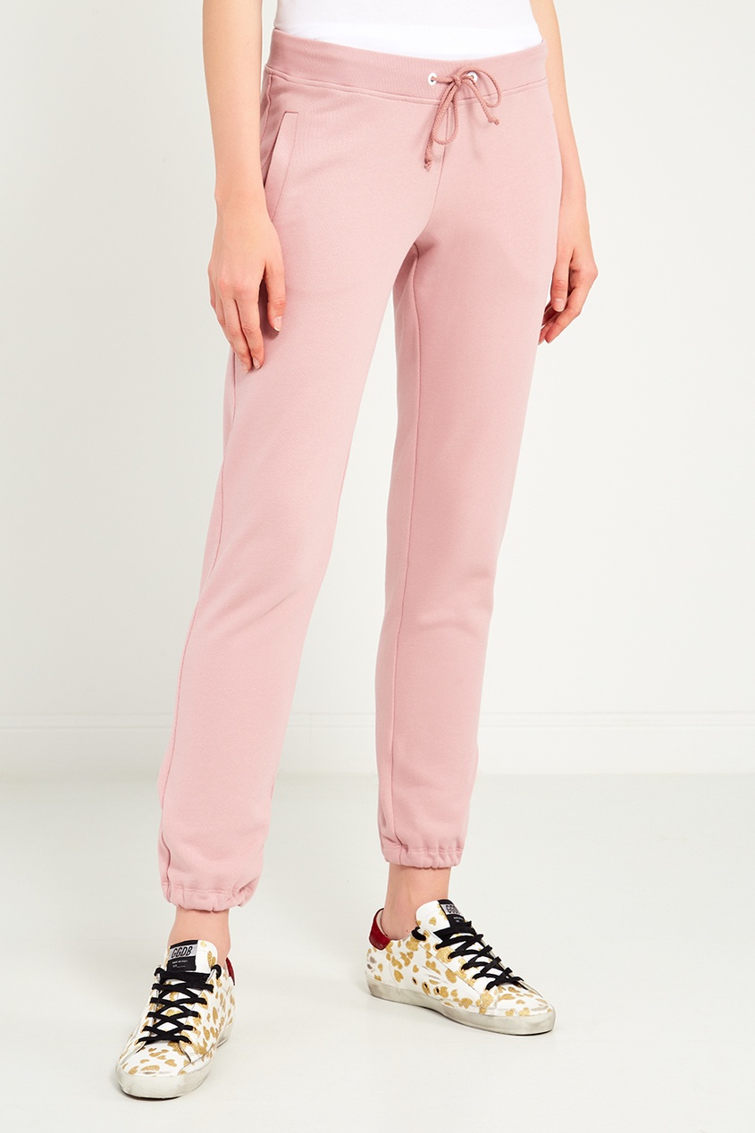 фото Розовые брюки из хлопкового трикотажа manouk