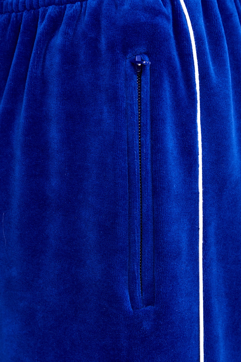 фото Синие бархатные брюки neige