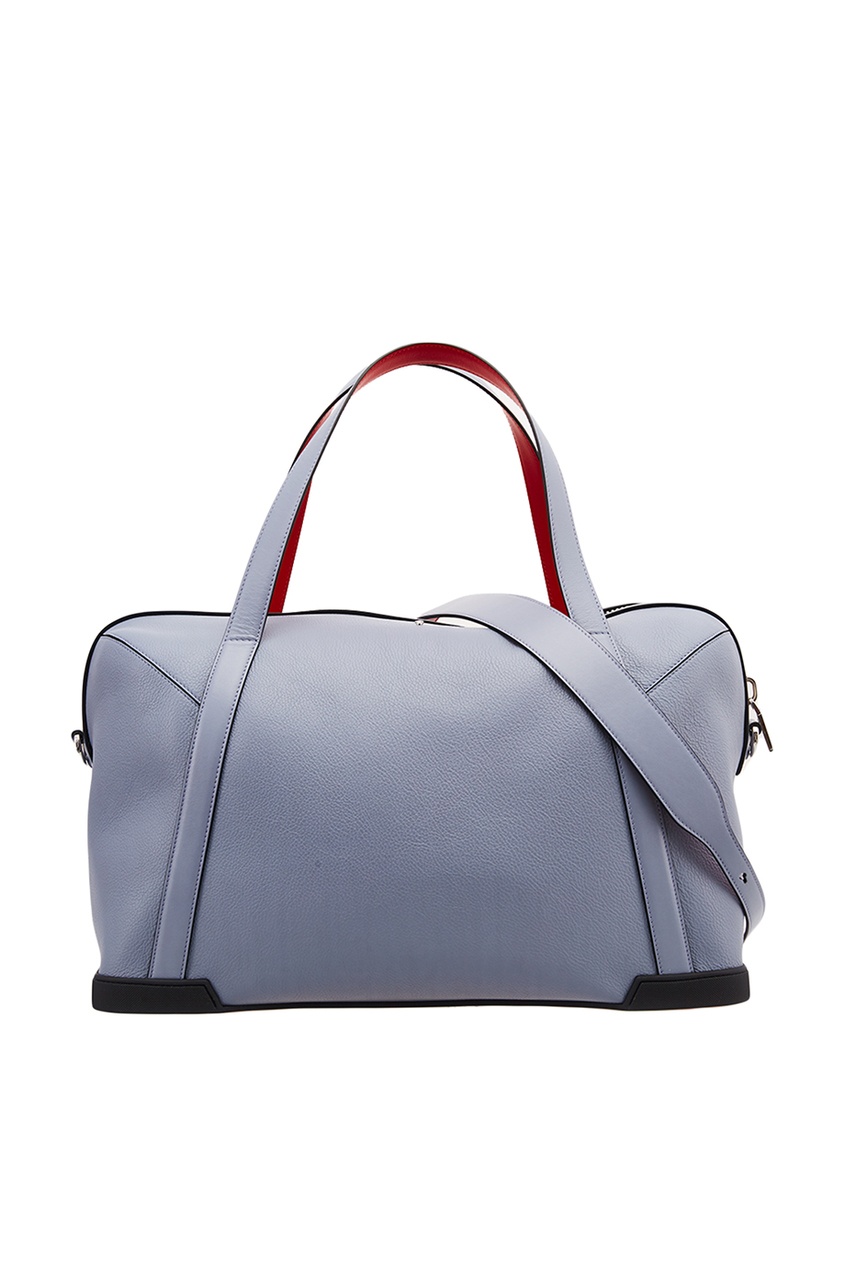 фото Голубая сумка из кожи Bagdamon Duffle Christian louboutin