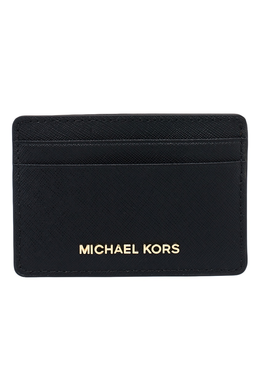 фото Черный футляр для карт Money Pieces Michael kors