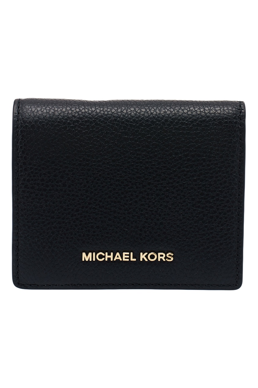 фото Черный складной кошелек money pieces michael michael kors