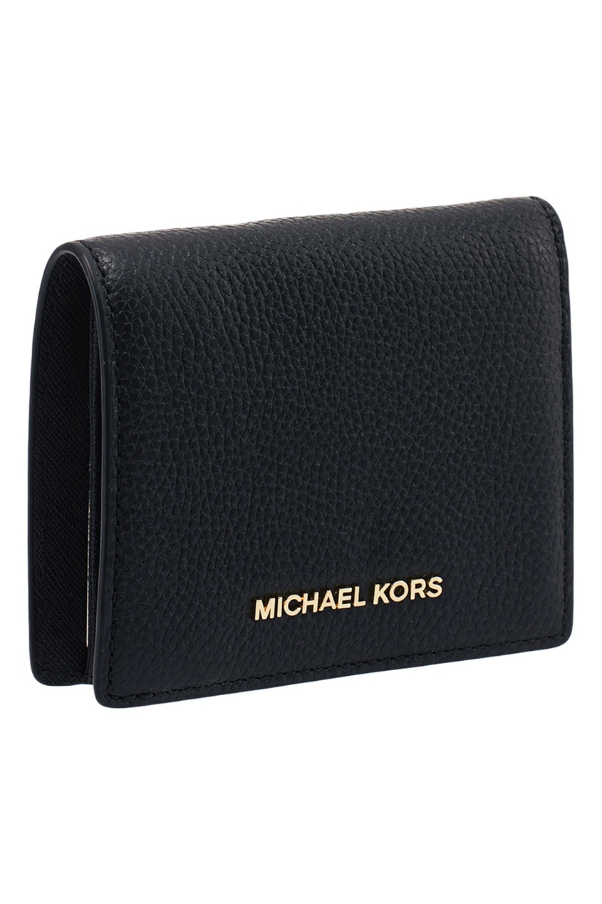 фото Черный складной кошелек money pieces michael michael kors