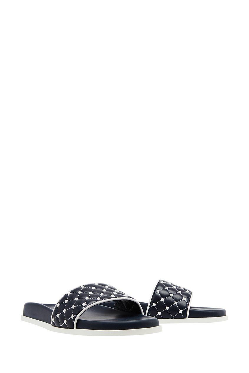 фото Кожаные сандалии с шипами garavani valentino