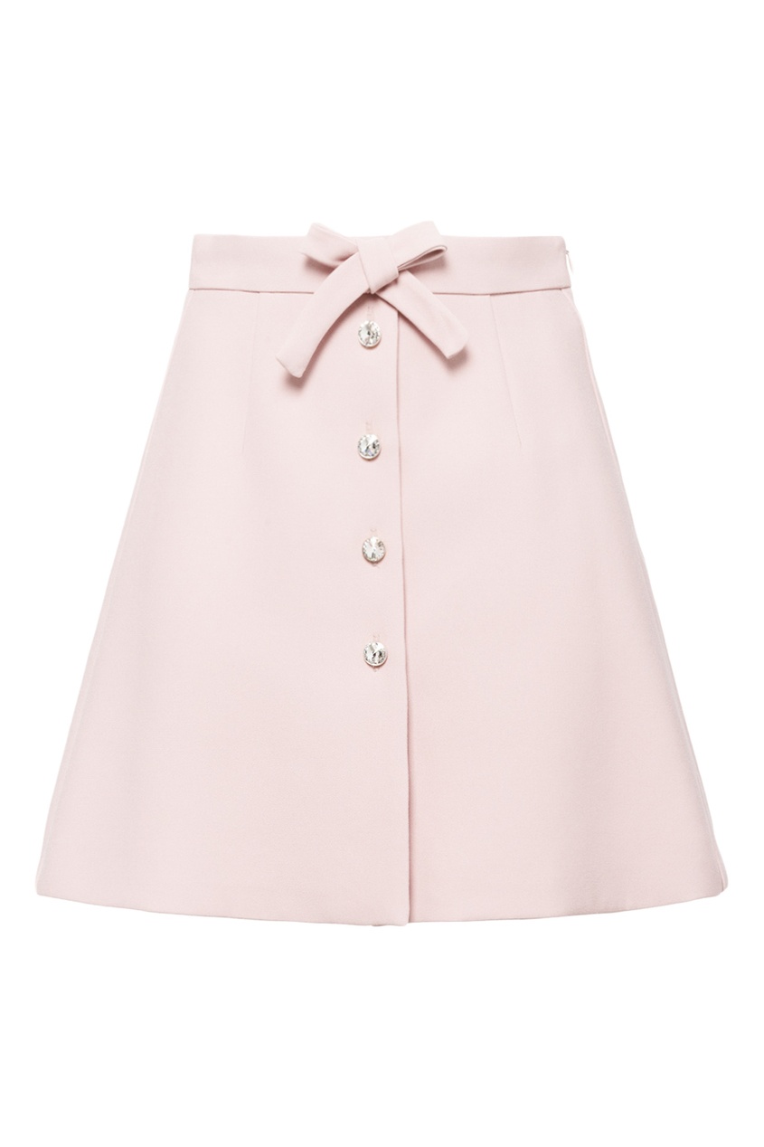 фото Розовая юбка с пуговицами miu miu