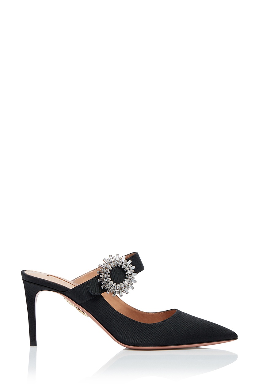 

Черные мюли Crystal Blossom Mule 75, Черный, Черные мюли Crystal Blossom Mule 75