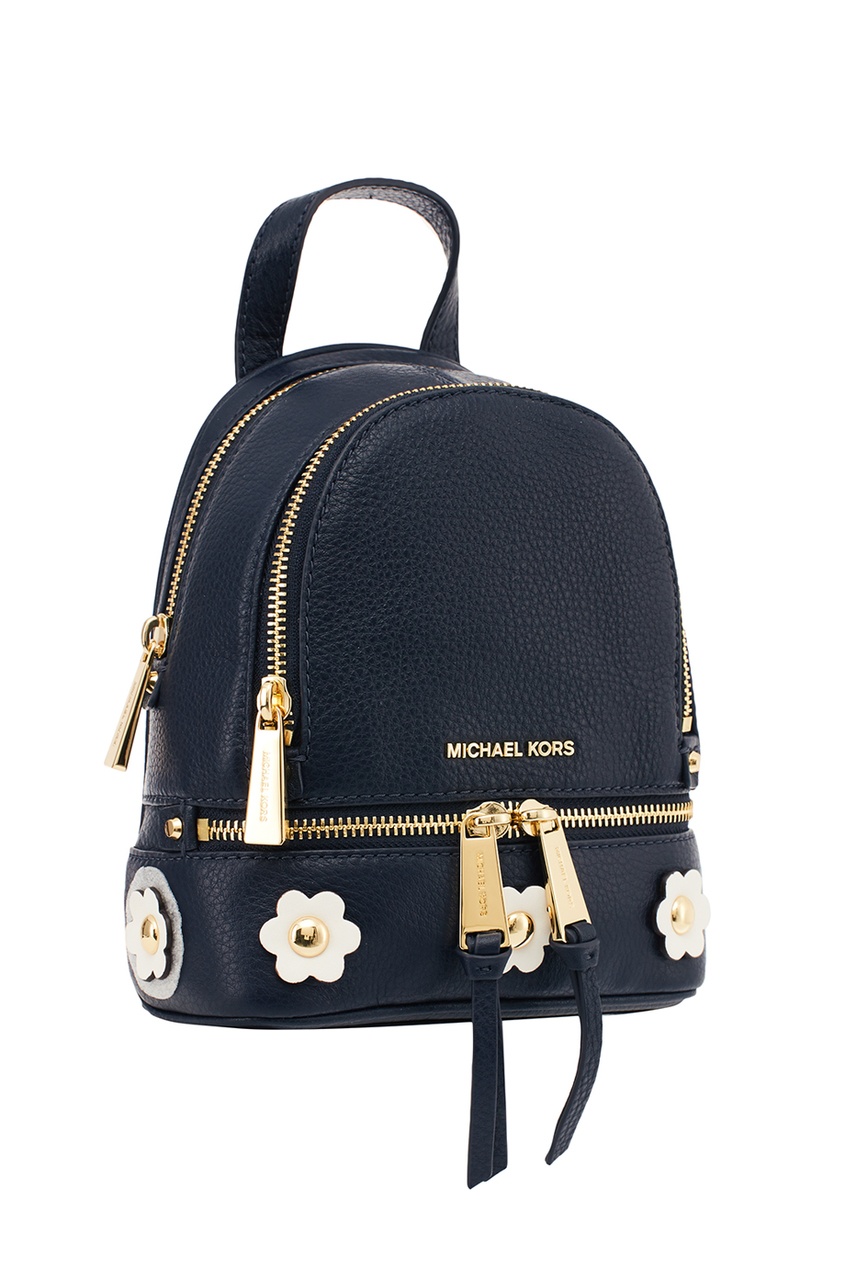 фото Кожаный рюкзак с аппликацией rhea zip michael kors