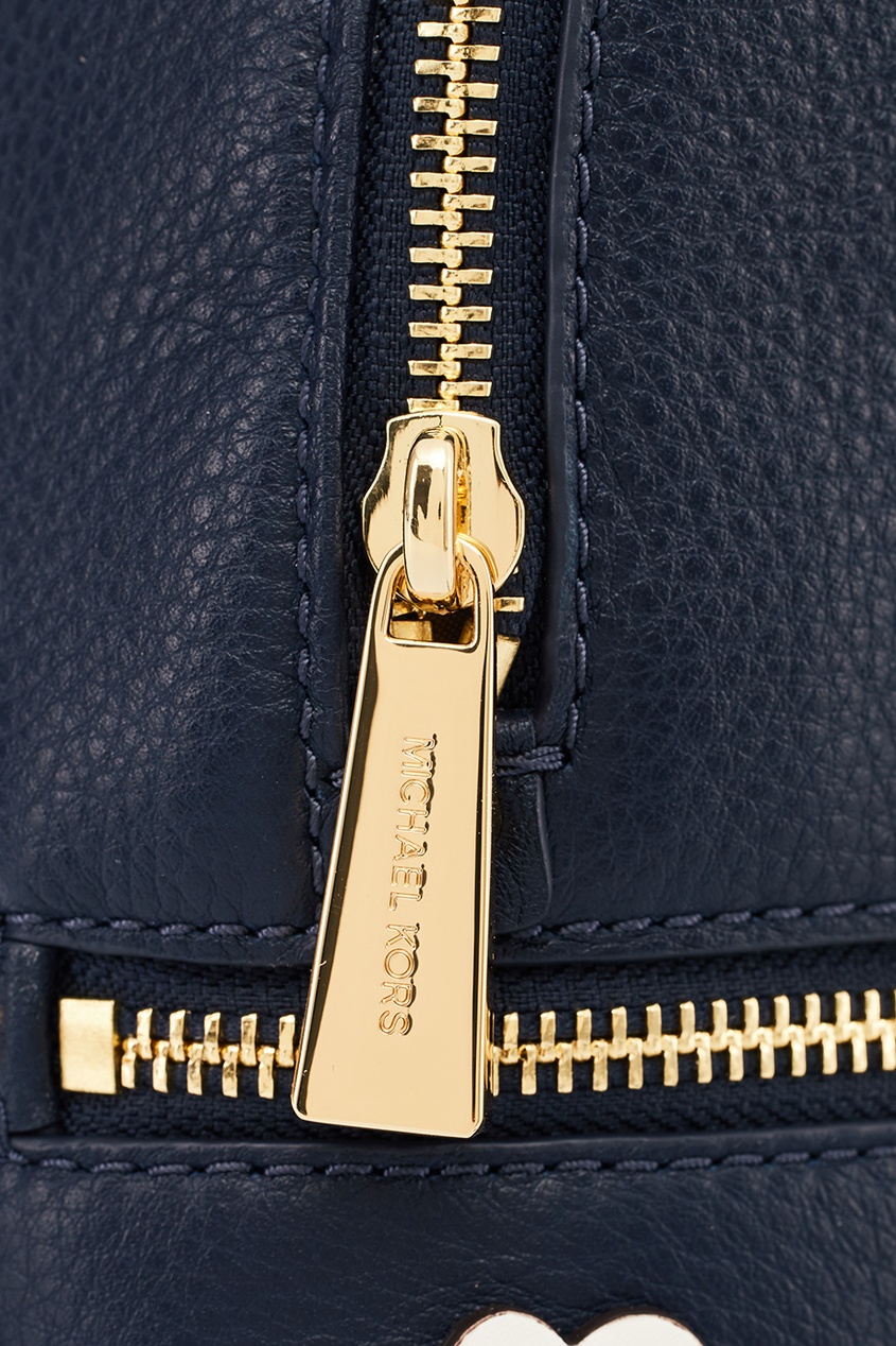 фото Кожаный рюкзак с аппликацией rhea zip michael kors