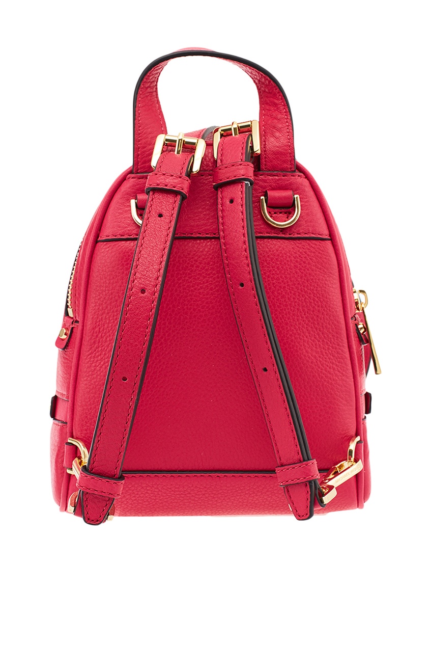 фото Малиновый рюкзак Rhea Zip Michael michael kors