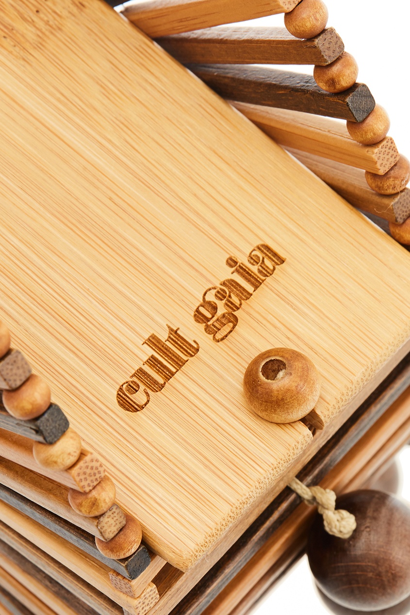 фото Круглая сумка из бамбуковых палочек luna cult gaia