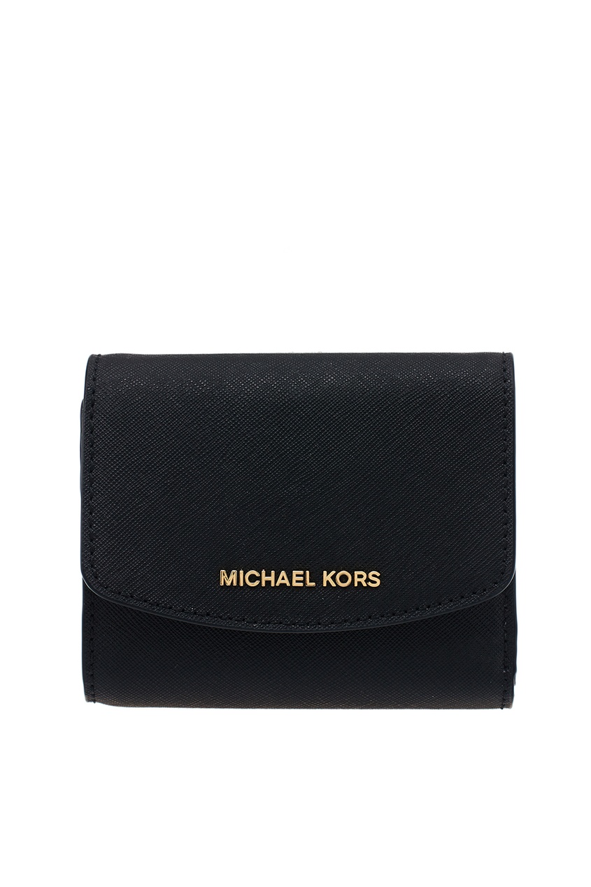 фото Кожаный кошелек с клапаном money pieces michael michael kors