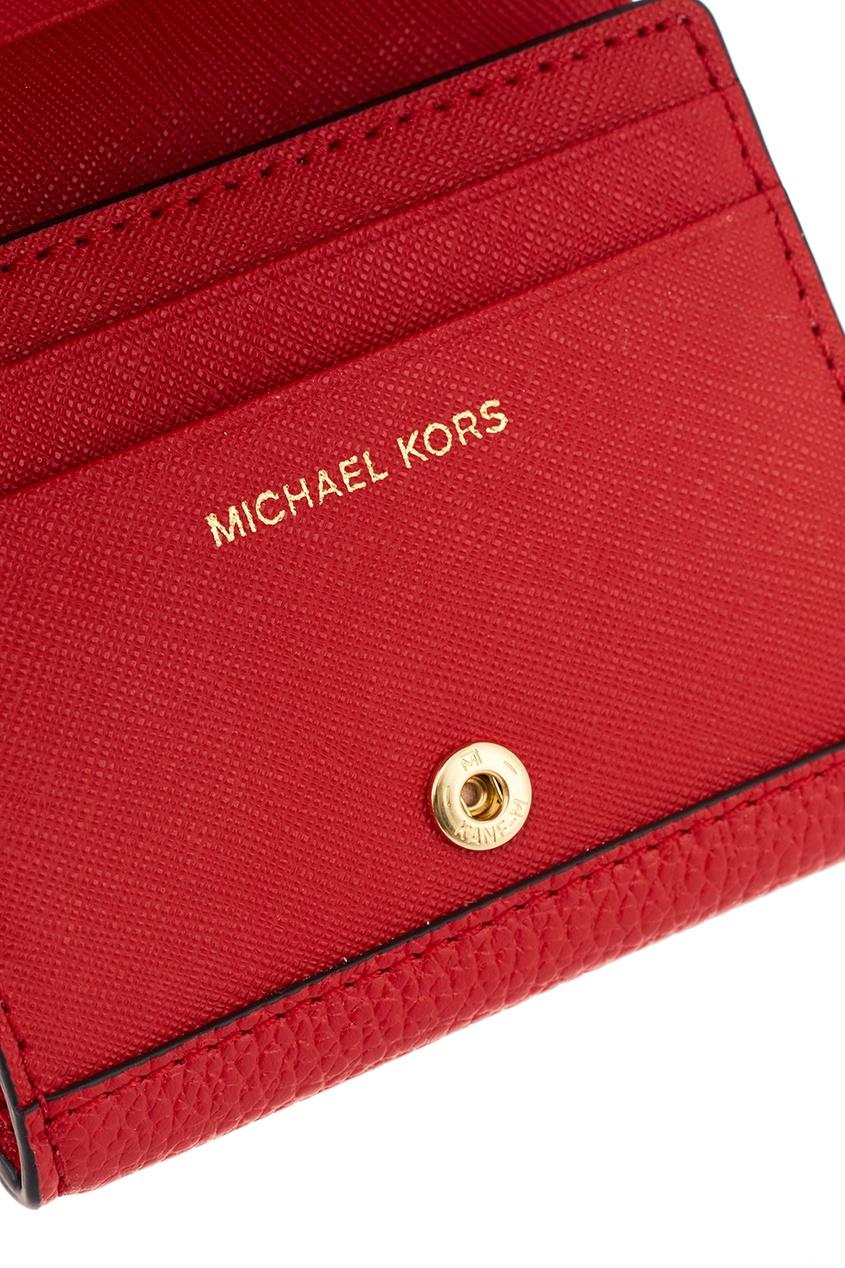 фото Красный кошелек для монет money pieces michael kors