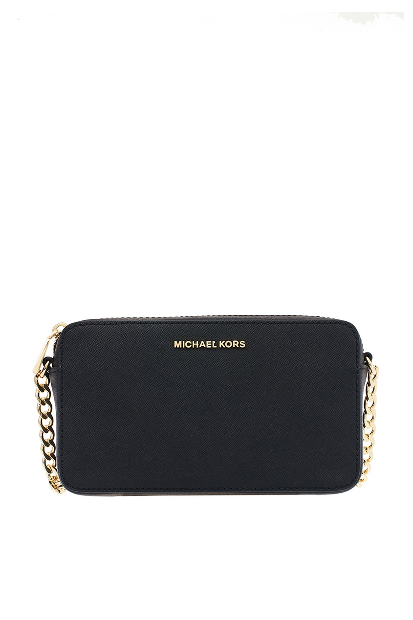 фото Черная сумка Crossbodies с золотистой цепочкой Michael michael kors