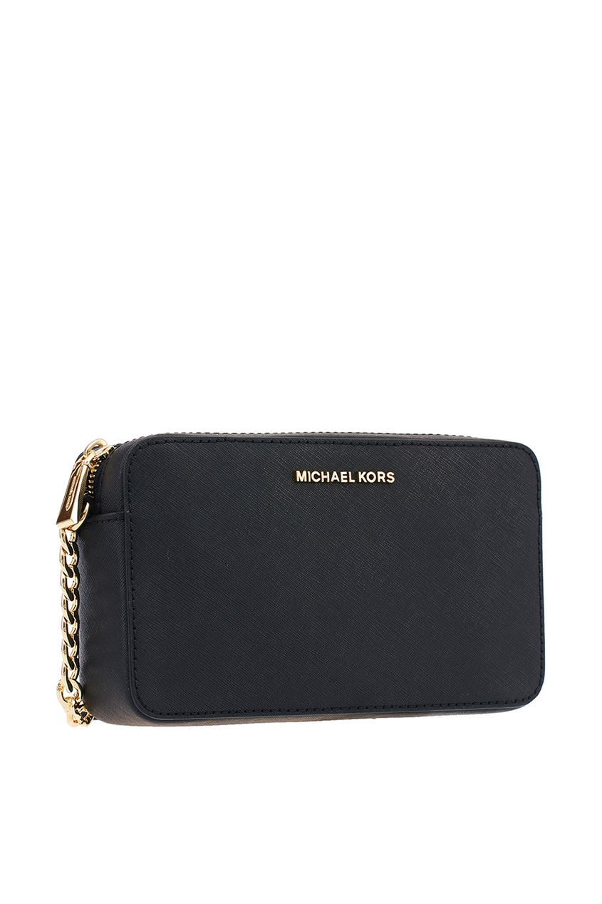 фото Черная сумка Crossbodies с золотистой цепочкой Michael michael kors