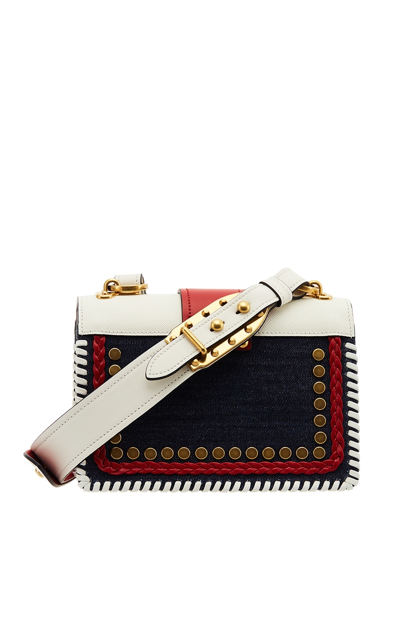 Сумка с контрастными вставками Cahier