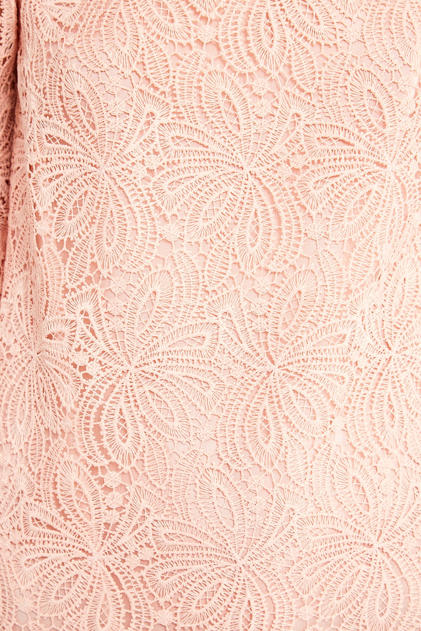 фото Розовое платье из кружева Ermanno scervino