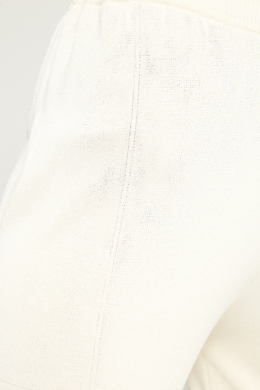 фото Белые трикотажные брюки ermanno scervino