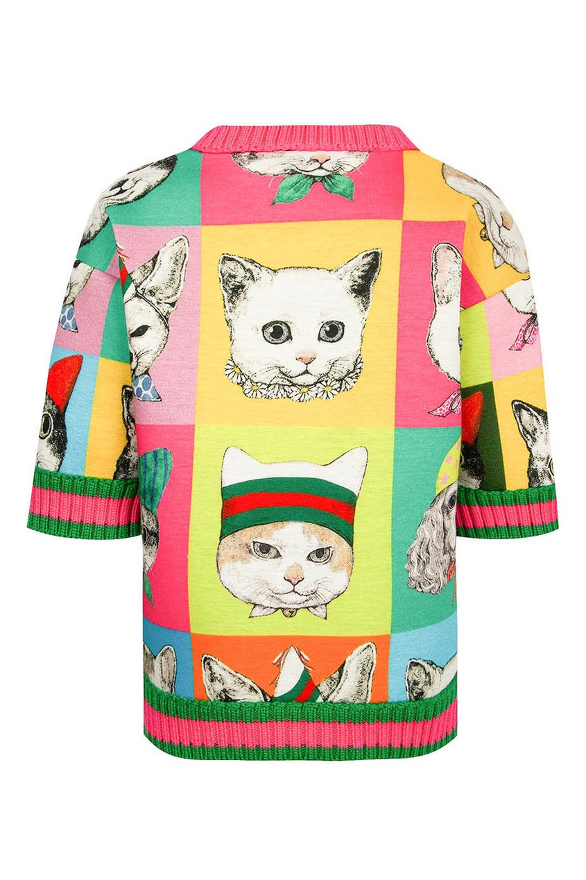 

Джемпер с ярким рисунком, Multicolor, Джемпер с ярким рисунком