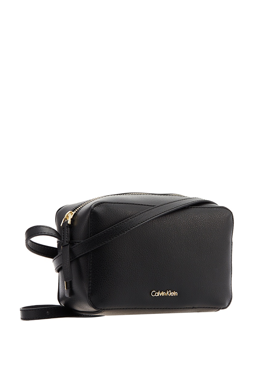 фото Черная сумка crossbody calvin klein