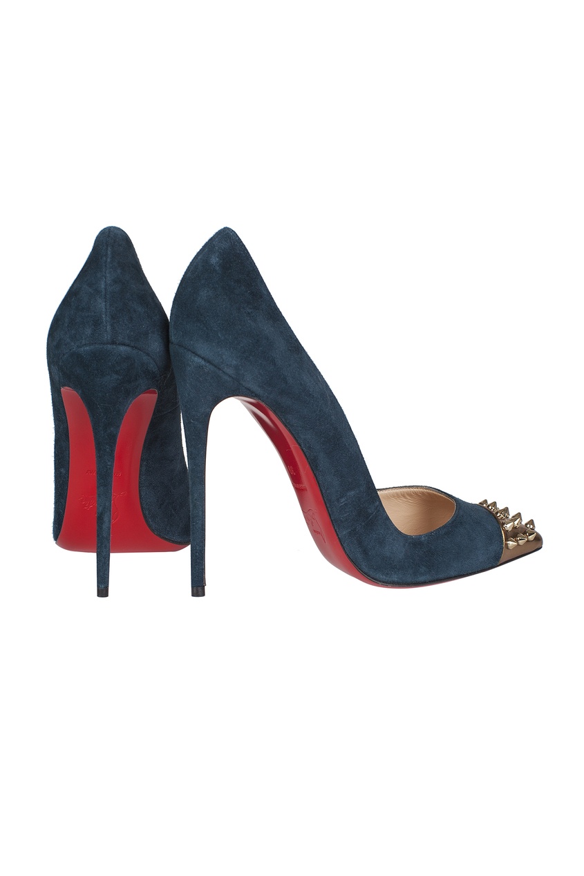 фото Туфли Geo Pump Flat Veau Velours/Specchio Toe Christian louboutin