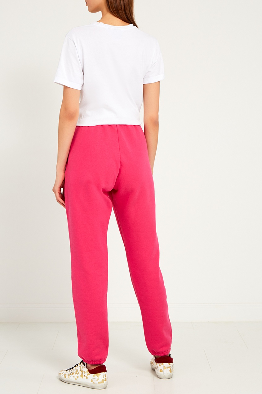 фото Розовые хлопковые брюки balenciaga