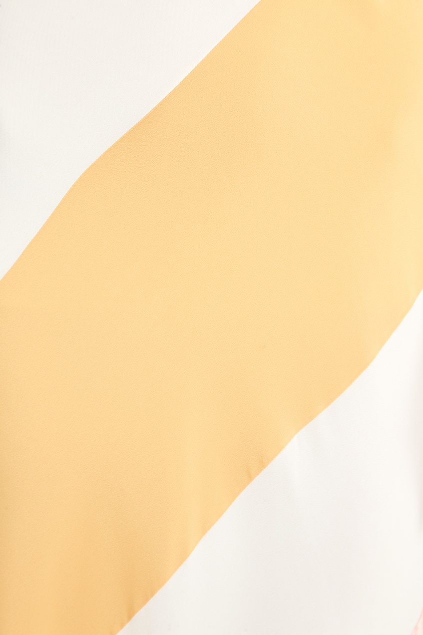 фото Полушелковая юбка-миди с полосками Marni
