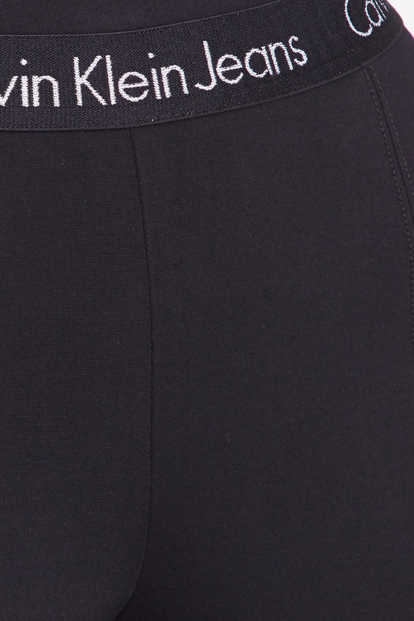 фото Черные трикотажные брюки calvin klein