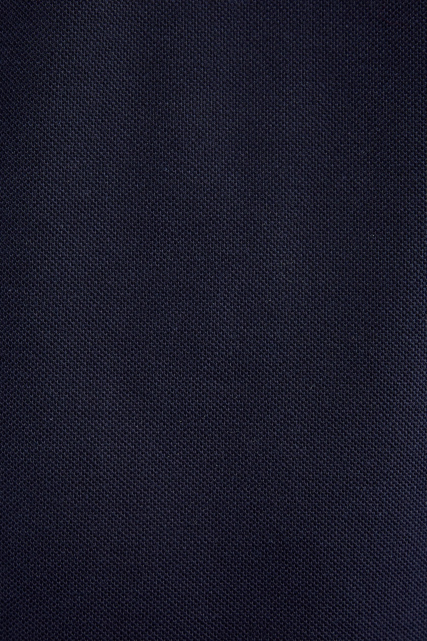 фото Синее поло с контрастными полосками Fendi