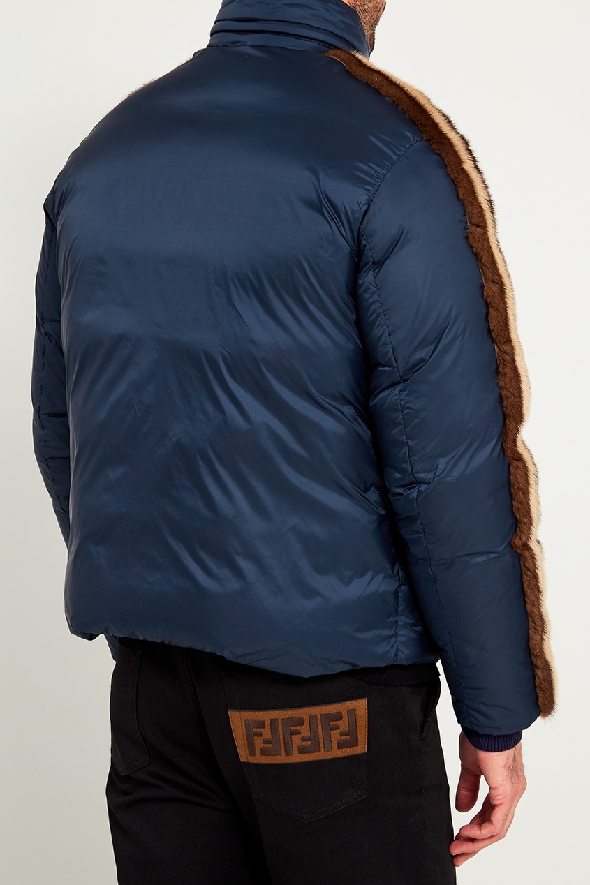 фото Куртка с меховой отделкой Fendi