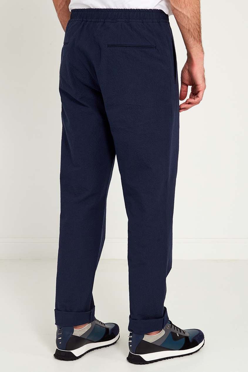 фото Синие брюки с карманами Fendi